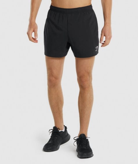 Szorty Gymshark Arrival 5" Męskie Czarne | PL 349VJM